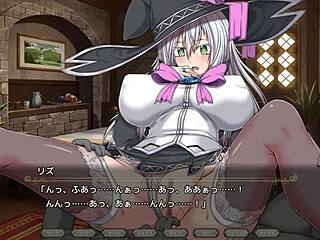 Hentai RPG oyununda Lizus'un erotik karşılaşması