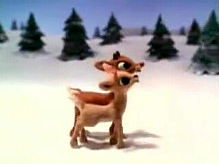 Retro Christmas gift: Rudolph the red- nosed reindeer from 1964