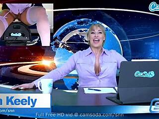 Cum-hungry blonde milf masturbates on webcam with Sybian until wild orgasm