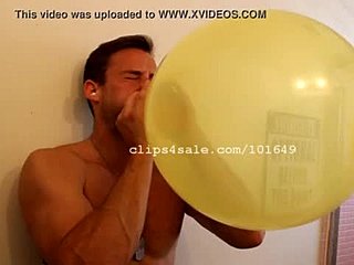 Gay Balloon Fetish: Video 2 dari Lance Popping Balloons