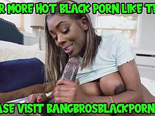 Interracial sex with an ebony babe who knows how to please