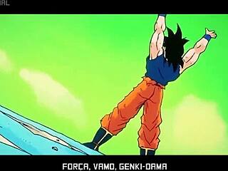Tribute rap pentru Goku Dragon Ball cu tauz într-o scenă gay fierbinte