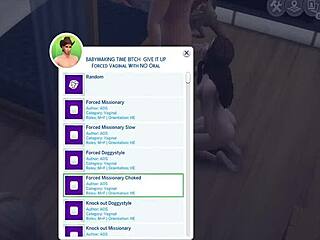 Keluarga Sims 4 nakal dalam pesta seks