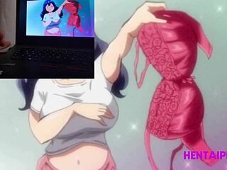 Kiimainen MILF-animeäiti antaa käsityötä ja panee poikapuoltaan
