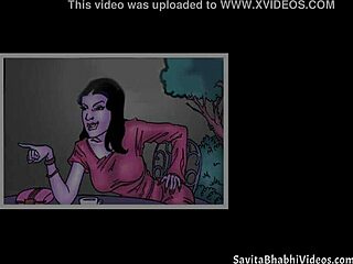 Hot Indian cartoon bhabhi gets naughty in Hindi