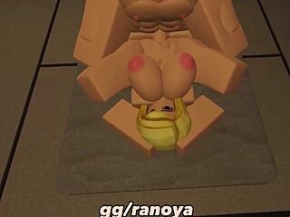Roblox avatar s veľkým penisom dominuje prostitútke