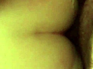 A homemade POV video of amateur anal sex